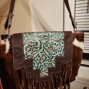 Large holy cow couture purse